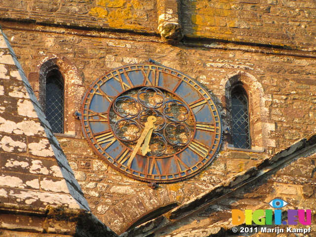 SX17381 Clock on St. Davids Cathedral